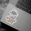 Cute Spooky Cat Halloween Vinyl Sticker