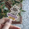 Cute Spooky Cat Halloween Vinyl Sticker