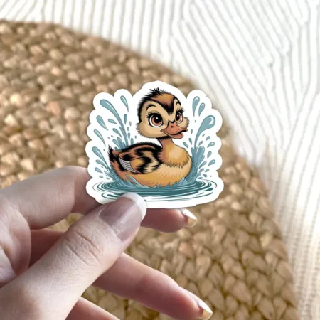 Duck Water Vinyl Sticker
