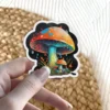 Freaky Neon Mushrooms 3 Vinyl Sticker 3 x 3′ (1)