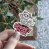 Premium Spooky Cute Cat Halloween Vinyl Sticker #4 – weatherproof, scratch resistant and UV resistant sticker for everyday use
