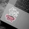 Premium Spooky Cute Cat Halloween Vinyl Sticker #4 – weatherproof, scratch resistant and UV resistant sticker for everyday use