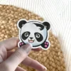 Premium Cute Funny Panda Vinyl Sticker – weatherproof, scratch resistant and UV resistant sticker for everyday use