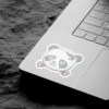 Premium Cute Funny Panda Vinyl Sticker – weatherproof, scratch resistant and UV resistant sticker for everyday use