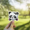 Premium Cute Funny Panda Vinyl Sticker – weatherproof, scratch resistant and UV resistant sticker for everyday use