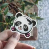 Premium Cute Funny Panda Vinyl Sticker – weatherproof, scratch resistant and UV resistant sticker for everyday use