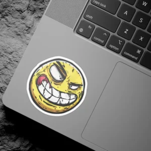 Premium Emotional Emoji v#1 Vinyl Sticker – weatherproof, scratch resistant and UV resistant sticker for everyday use