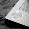 Durable Freaky Neon Mushrooms #5 Vinyl Sticker – scratch resistant, UV resistant vinyl decal sticker perfect for laptops and cars