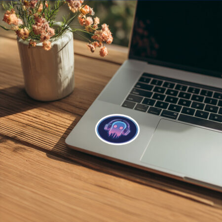 Premium Ghost Mode Headphones Vinyl Sticker  #2 – weatherproof, scratch resistant and UV resistant sticker for everyday use