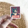 Detailed Meow Cat Vinyl Sticker – long-lasting scratch resistant and UV resistant vinyl sticker