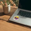 Premium Paint Emoji Smile Face Vinyl Sticker – weatherproof, scratch resistant and UV resistant sticker for everyday use