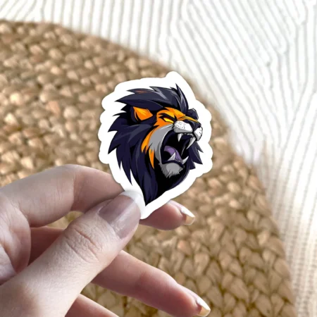 Premium Roaring Tiger Vinyl Sticker – weatherproof, scratch resistant and UV resistant sticker for everyday use