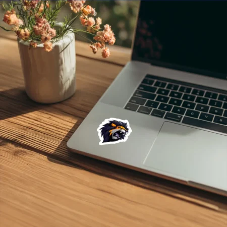 Premium Roaring Tiger Vinyl Sticker – weatherproof, scratch resistant and UV resistant sticker for everyday use