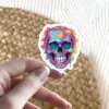 Durable Skull Vinyl Sticker #2 – scratch resistant, UV resistant vinyl decal sticker perfect for laptops and cars