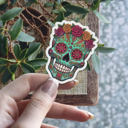 Cute Cuddly Penguin Vinyl Sticker  2' x 3'