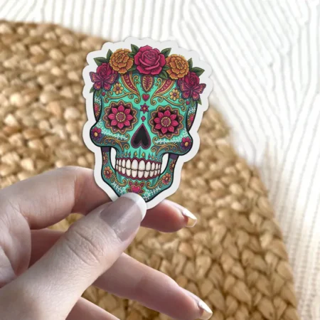 Cute Cuddly Penguin Vinyl Sticker  2' x 3'