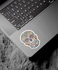 Sugar Skull Vinyl Sticker V#1#4