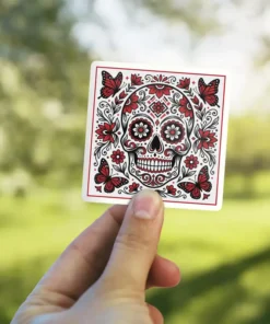 Sugar Skull Vinyl Sticker V#10