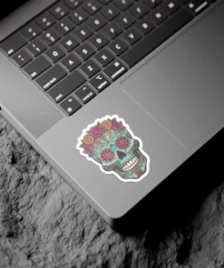 Sugar Skull Vinyl Sticker V#1#3