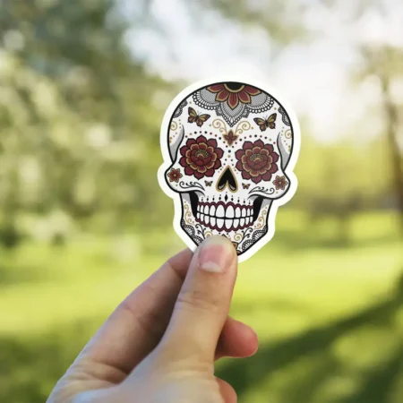 Sitting Cute Panda Vinyl Sticker 2' x 3'