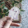 Kawaii Chibi Ghost Vinyl Sticker