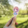 Kawaii Chibi Girl  Vinyl Sticker #5
