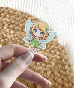 Kawaii Chibi Girl Fairy Vinyl Sticker