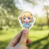 Kawaii Chibi Girl Fairy #3 Vinyl Sticker