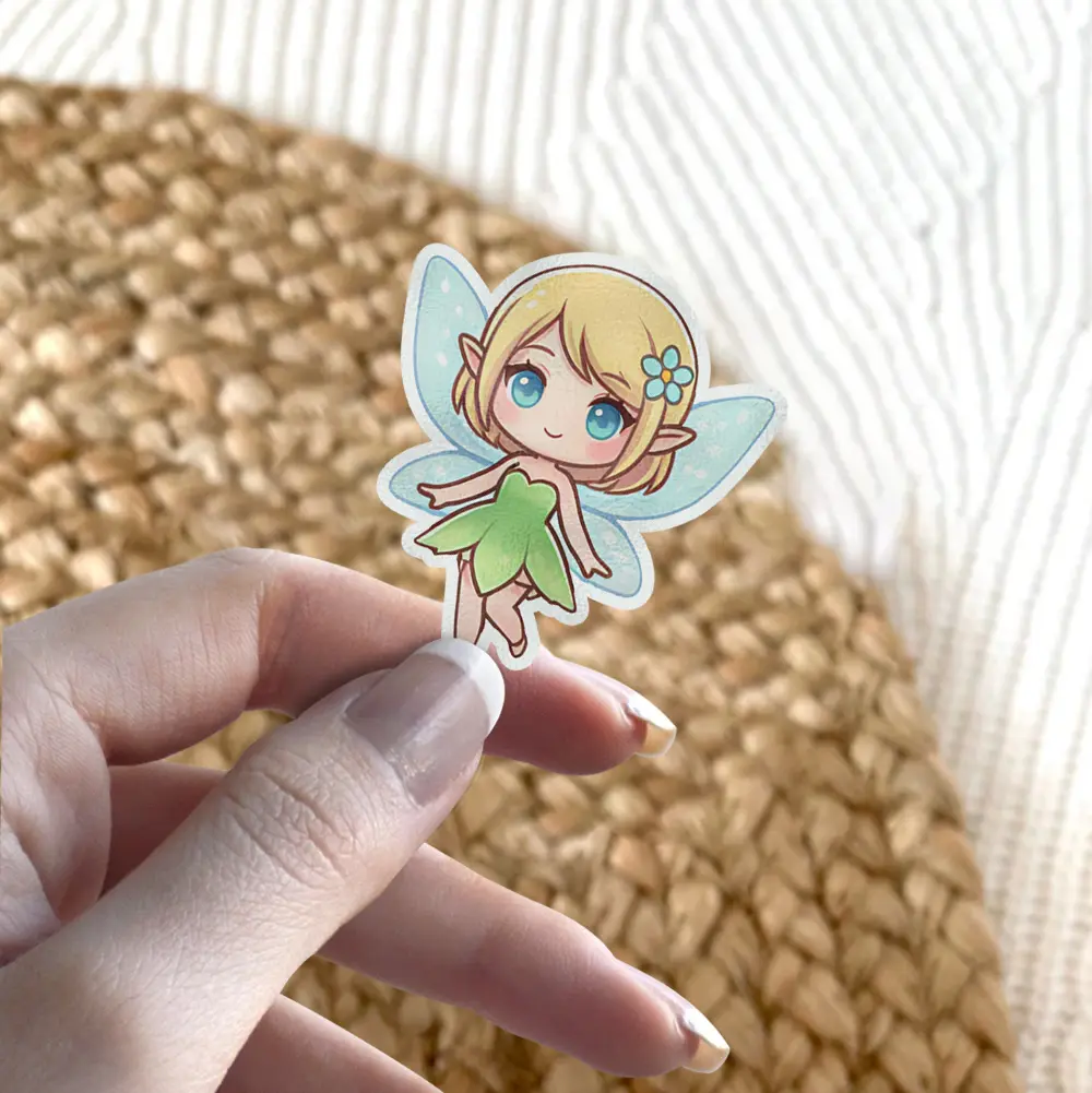 Kawaii Chibi Girl Fairy Vinyl Sticker