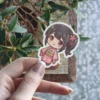 Kawaii Chibi Girl Kamono #2 Vinyl Sticker