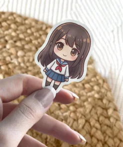 Kawaii Chibi Girl Sailor Vinyl Sticker
