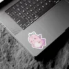 Durable Monster-Cute-Pink-Monster-Vinyl-Sticker – scratch resistant, UV resistant vinyl decal sticker perfect for laptops and cars