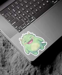 Alternative view of Monster-Green-Monster-Vinyl-Sticker