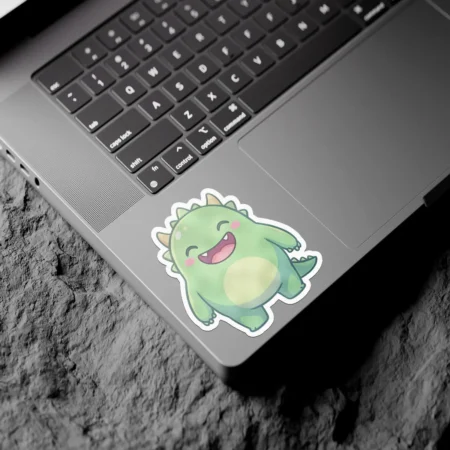 High-quality Monster-Green-Monster-Vinyl-Sticker – scratch resistant and UV resistant waterproof decal sticker for laptop and bottle