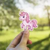 Unicorn Pink Unicorn Vinyl Sticker