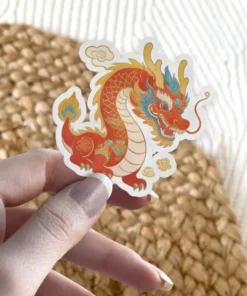 Japanesse Dragon Vinyl Sticker V2