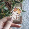 Kawaii Cat Vinyl Sticker #10