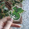 Nature Leaf Dragon Vinyl Sticker
