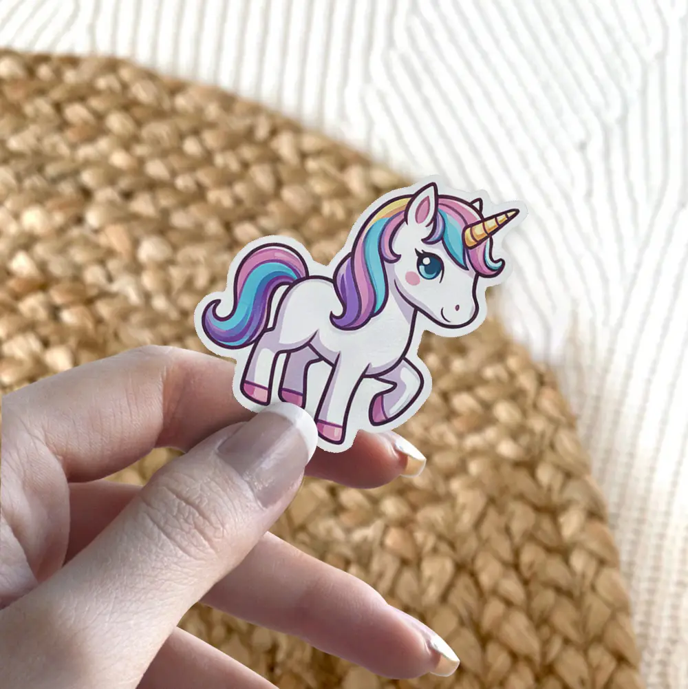 Rainbow Unicorn Vinyl Sticker #3
