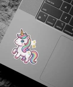 Rainbow Unicorn Vinyl Sticker #4