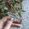 Realistic shark waterproof vinyl sticker, UV resistant decal.