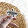 Realistic shark waterproof UV resistant decal vinyl sticker.