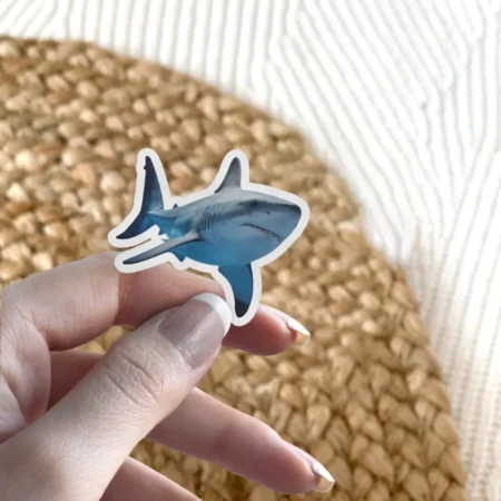 Premium Shark Vinyl Sticker 13 – weatherproof, scratch resistant and UV resistant sticker for everyday use