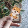 Shiba Inu Dog Vinyl Sticker #4