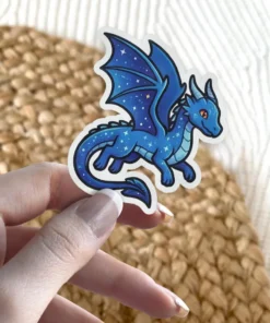 Starry Dragon Vinyl Sticker