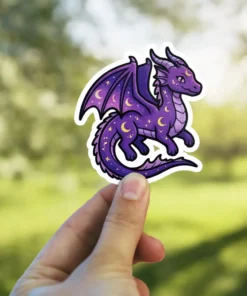 Starry Dragon Vinyl Sticker V2