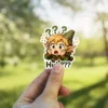 A vinyl sticker of a chibi elf hero with a shocked expression, question marks, and the text 'Huh???'.
